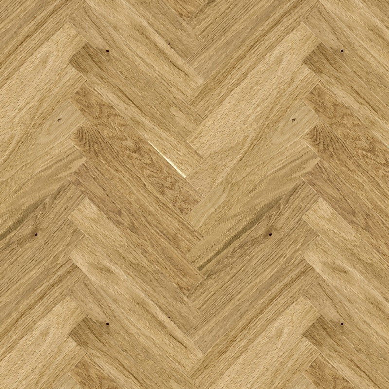 Drevená podlaha herringbone Dub Light 4V, kartáč, olej